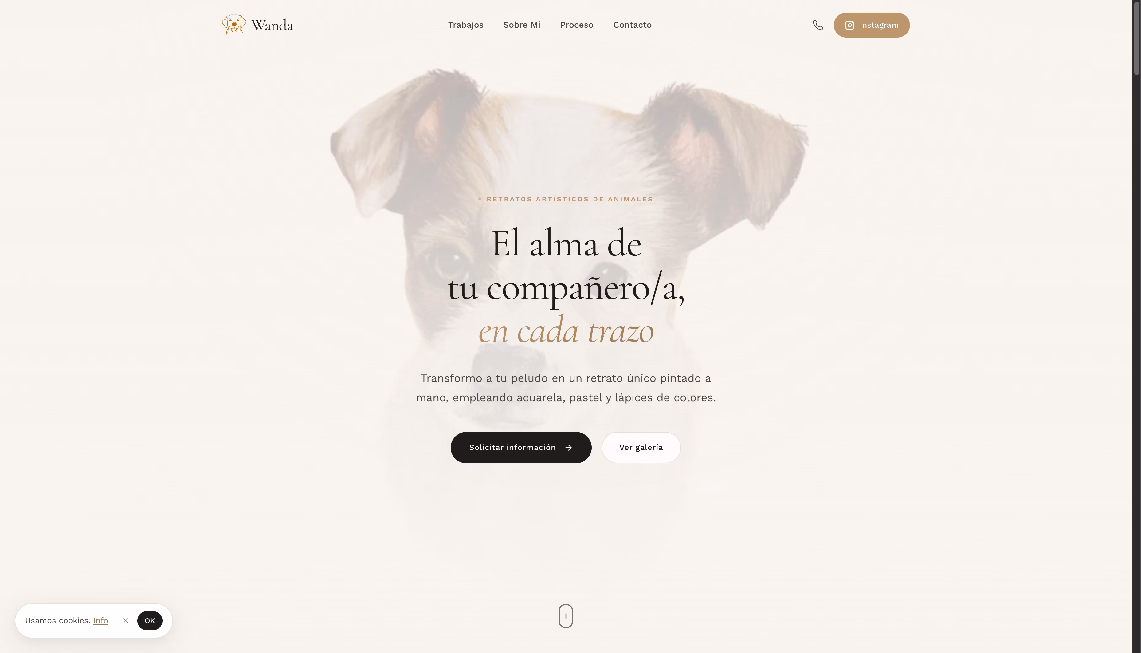 Wanda Animalart — retratos de animales hechos a mano