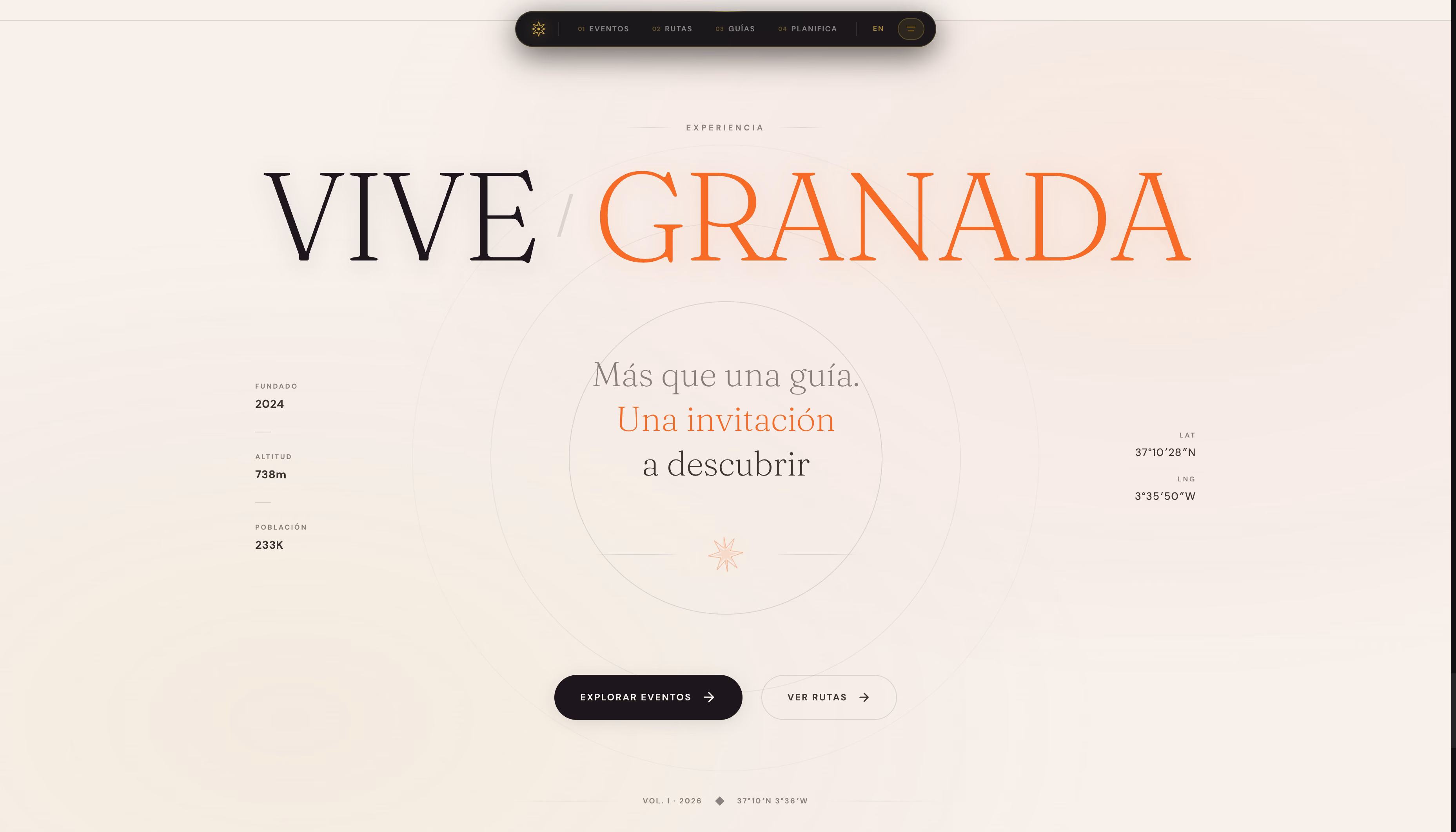 GRN Urban — rutas curadas y composición cartográfica