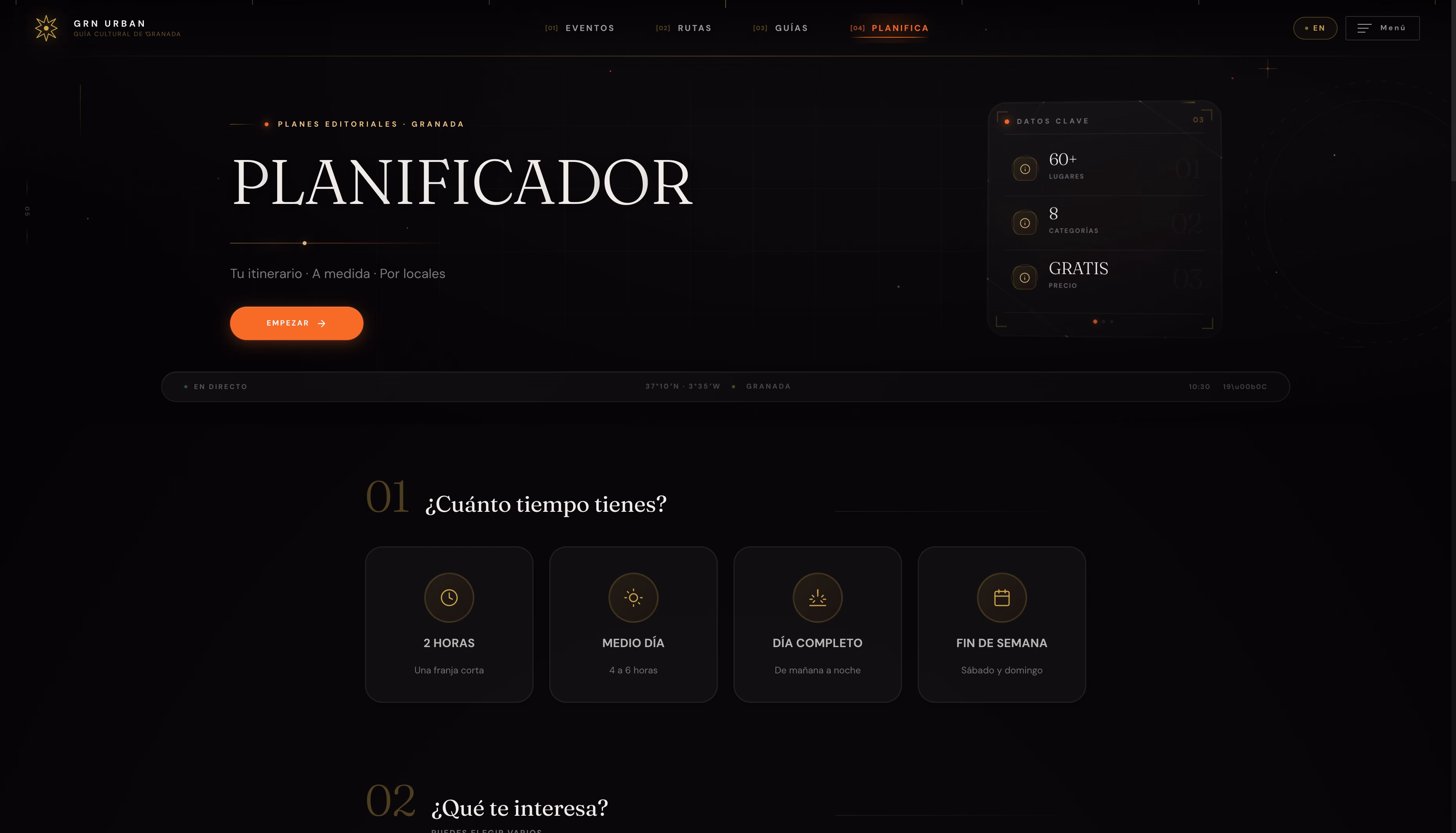GRN Urban — planificador de itinerarios